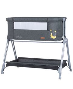Patut Co-Sleeper Chipolino Pretty Close anthracite, Culoare: Gri