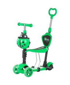 Trotineta Chipolino Kiddy Evo 3 in 1 cu maner lime, Culoare: Verde