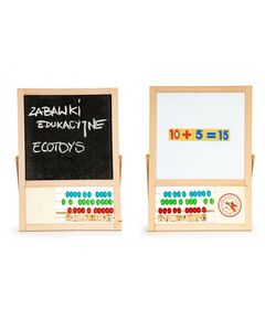 Tabla educationala cu abac si numere Ecotoys MB385