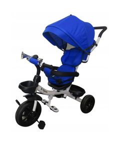 Tricicleta cu pedale 3 in 1 R-Sport T4 - Albastru