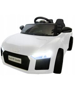 Masinuta electrica cu telecomanda Audi R8 R-Sport - Alb