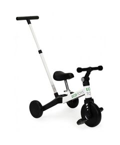 Tricicleta cu pedale si maner 2 in 1 Ecotoys YM-BT-6 - Alb