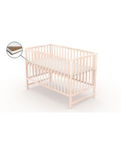 Patut fara sertar VESSANTI Clasico Natur + Saltea Cocos 8 cm 