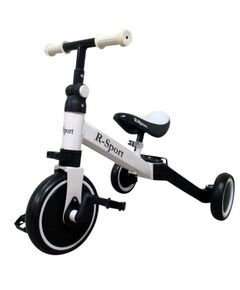 Bicicleta multifunctionala 4 in 1 cu pedale detasabile P8 R-Sport - Alb