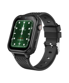 Ceas smartwatch GPS copii Wonlex KT15 PRO, Negru, Culoare: Negru