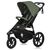 Carucior sport, Lionelo, Azura, Cu 3 roti, Cu baldachin XXL impermeabil, Pliere compacta, Pana la 22 kg, 6-48 luni, Conform cu standardele europene de securitate EN1888-1 si EN1888-2, Negru, Culoare: Negru