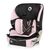 Scaun auto i-Size, Lionelo, Levi Fix, 76 - 150 cm, 1/2/3, ISOFIX + Top Tether, Tetiera reglabila in 10 pozitii, Insertie ergonomica Dri-Seat, Tapiterie lavabila, Testat la impact, Baza lata, Cotiere practice, Conform cu R129, Roz, Culoare: Roz