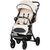 Carucior sport Chipolino Omnia cu maner reversibil cashmere, Culoare: Crem