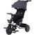 Tricicleta Chipolino Pegas cu sezut reversibil anthracite, Culoare: Gri inchis