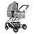 Carucior Chipolino Estelle 2 in 1 glacier, Culoare: Gri