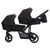 Carucior 3 in 1 Gemeni Bebetto 42 PRO 2023, Culoare: Negru