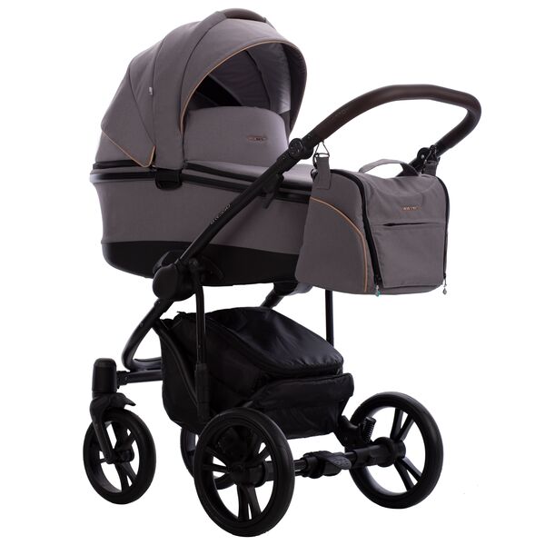 Carucior 3 in 1 Bebetto Bresso ONYX, Culoare: Gri