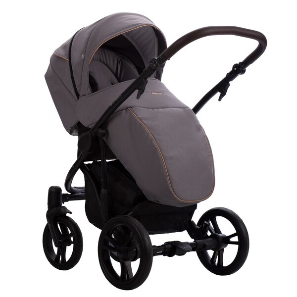 Carucior 3 in 1 Bebetto Bresso ONYX, Culoare: Gri