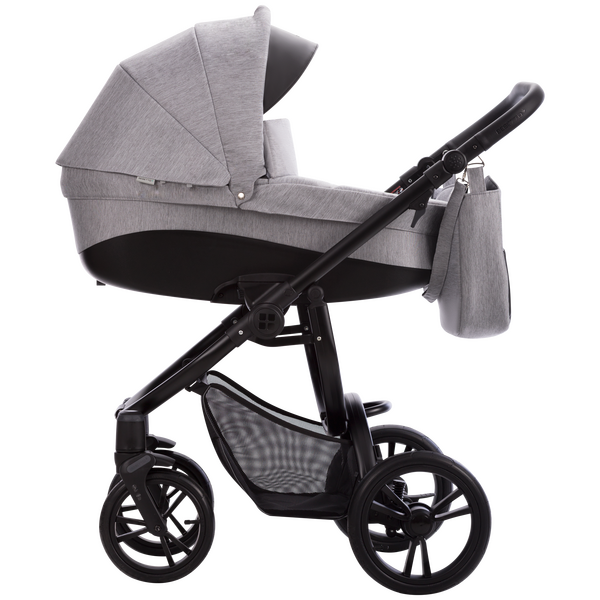 Carucior 3 in 1 Bebetto Holland 2023, Culoare: Gri deschis