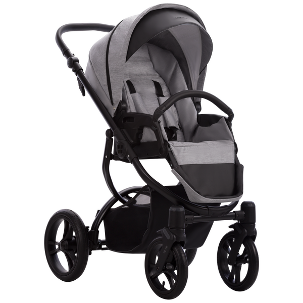 Carucior 3 in 1 Bebetto Holland 2023, Culoare: Gri deschis