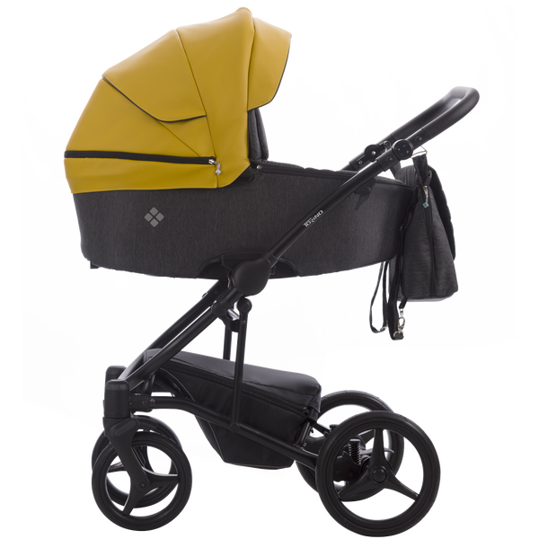 Carucior 3 in 1 Bebetto Torino, Culoare: Mustar