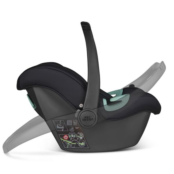 Scaun auto Tulip i-Size 0-13 kg Black ABC Design