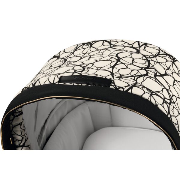 Carucior 3 in 1 Peg Perego Book, Primoviaggio SL,  0 - 22 kg, Graphic Gold, Negru / Bej