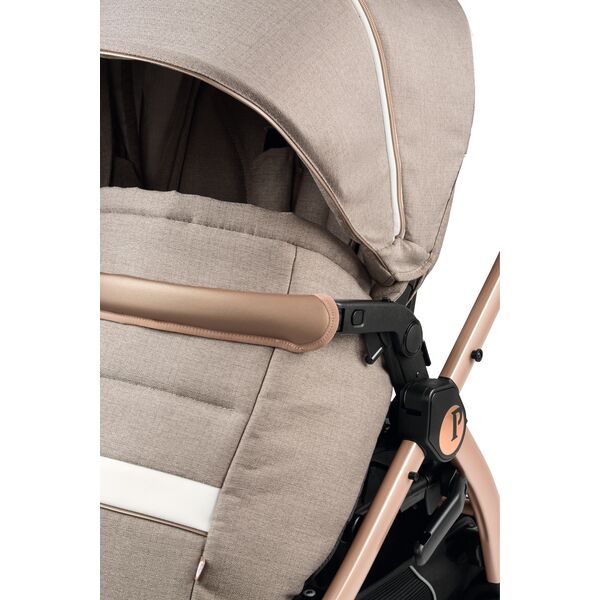 Carucior 3 in 1 Peg Perego Book, Primoviaggio SL,  0 - 22 kg, Mon Amour, Bej / Roz