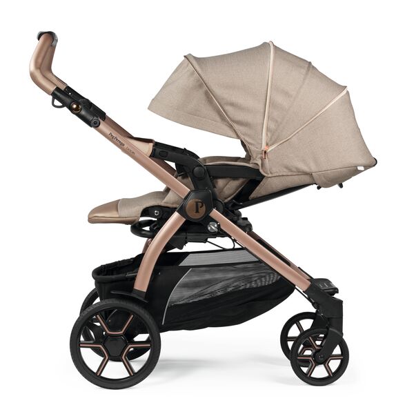Carucior 3 in 1 Peg Perego Book, Primoviaggio SL,  0 - 22 kg, Mon Amour, Bej / Roz