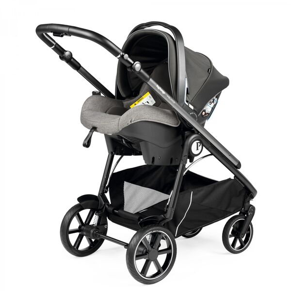 Carucior 3 in 1 Peg Perego Veloce, Primoviaggio SL,  0 - 22 kg, City Grey, Gri / Alb