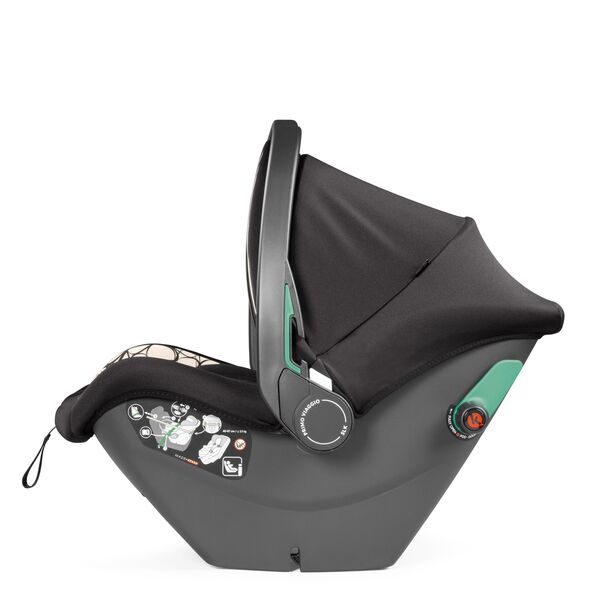 Carucior 3 in 1 Peg Perego Book, SLK, 0 - 22 kg, Graphic Gold, Negru / Bej