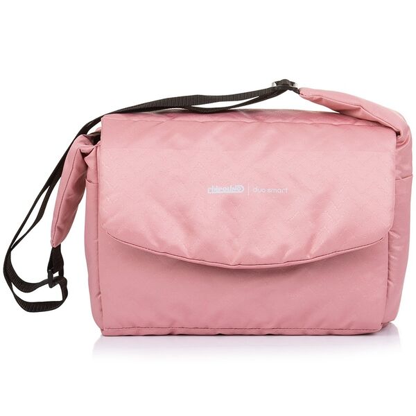 Carucior gemeni Chipolino Duo Smart 2 in 1 flamingo, Culoare: Roz
