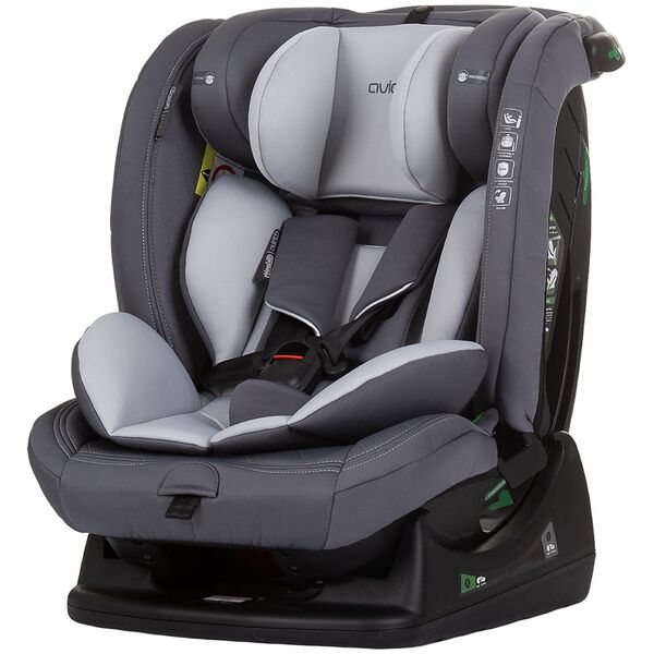 Scaun auto Chipolino Aviato I-Size 40-150 cm ash grey, Culoare: Gri
