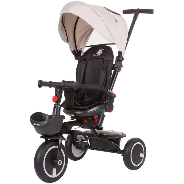 Tricicleta pliabila Chipolino Quick Fold cu sezut reversibil sand, Culoare: Bej