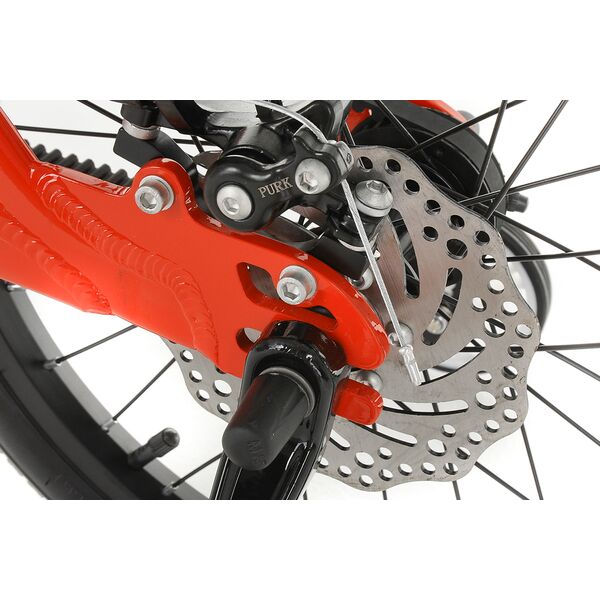 Bicicleta Copii 4-6 ani Mars M1601C 16", Rosu/Alb