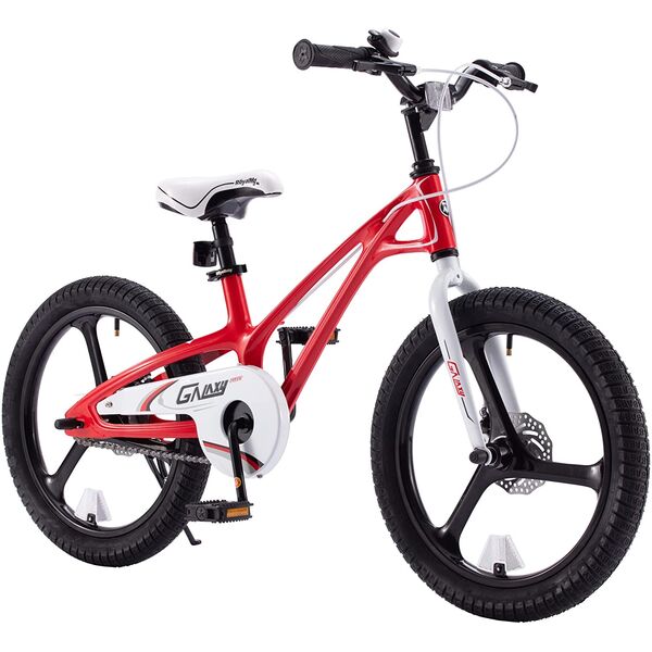 Bicicleta Copii 5-7 ani Galaxy G1801C 18", Rosu/Alb