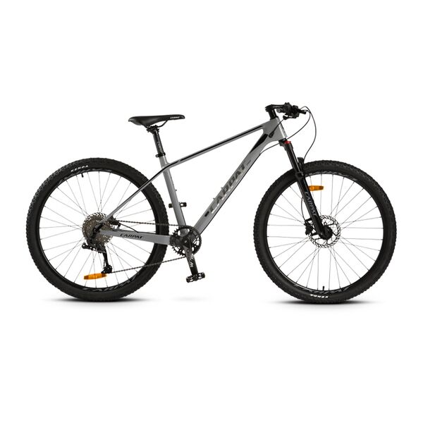 Bicicleta MTB-HT Carpat PRO CARBON C275C 27.5", Gri/Negru, Culoare: Gri/Negru