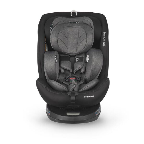 Scaun auto iSize 40-150 cm Coccolle Nova Diamond black, Culoare: Negru
