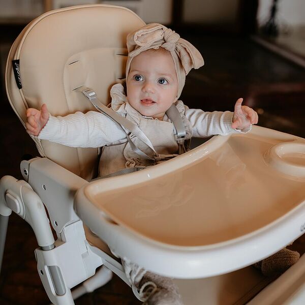Scaun de luat masa Coccolle Noori Sand beige, Culoare: Bej