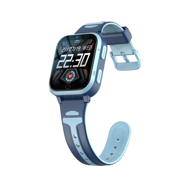 Ceas Smartwatch Pentru Copii, Wonlex KT11 PRO, Albastru, Culoare: Albastru