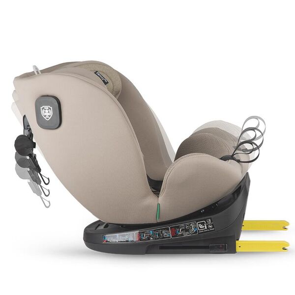 Scaun auto iSize 40-150 cm Coccolle Nova Sand beige, Culoare: Bej