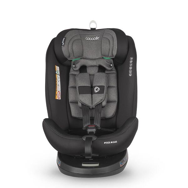 Scaun auto iSize 40-150 cm Coccolle Nova Diamond black, Culoare: Negru