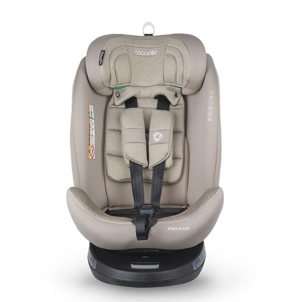 Scaun auto iSize 40-150 cm Coccolle Nova Sand beige, Culoare: Bej