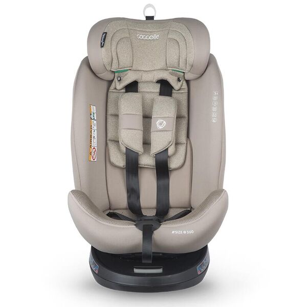 Scaun auto iSize 40-150 cm Coccolle Nova Sand beige, Culoare: Bej