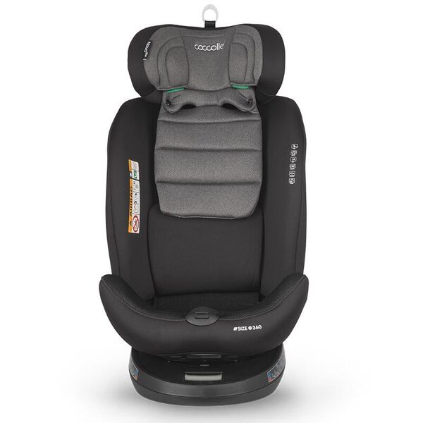 Scaun auto iSize 40-150 cm Coccolle Nova Diamond black, Culoare: Negru