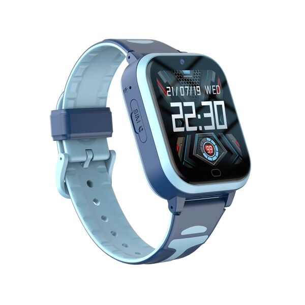 Ceas Smartwatch Pentru Copii, Wonlex KT11 PRO, Albastru, Culoare: Albastru