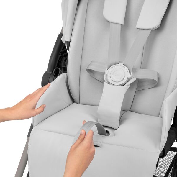 Carucior Cybex Melio Carbon B 2 in 1, Fog Grey, Culoare: Gri