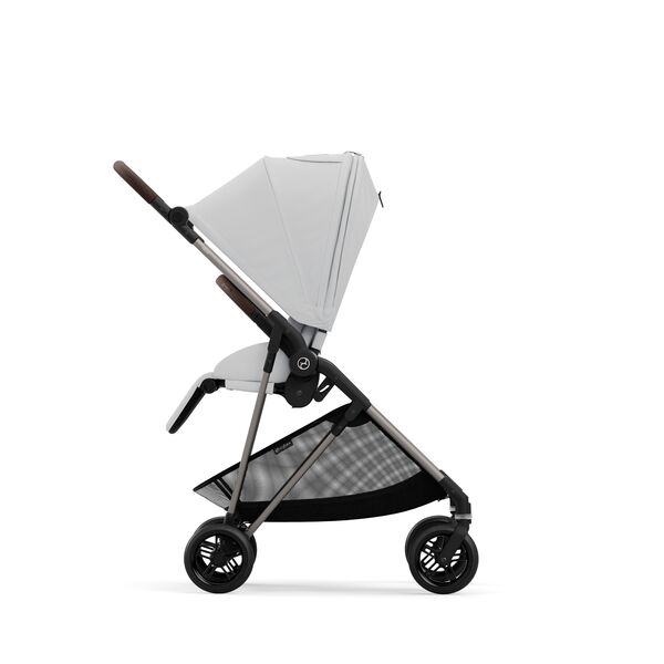Carucior Cybex Melio Carbon B 2 in 1, Fog Grey, Culoare: Gri
