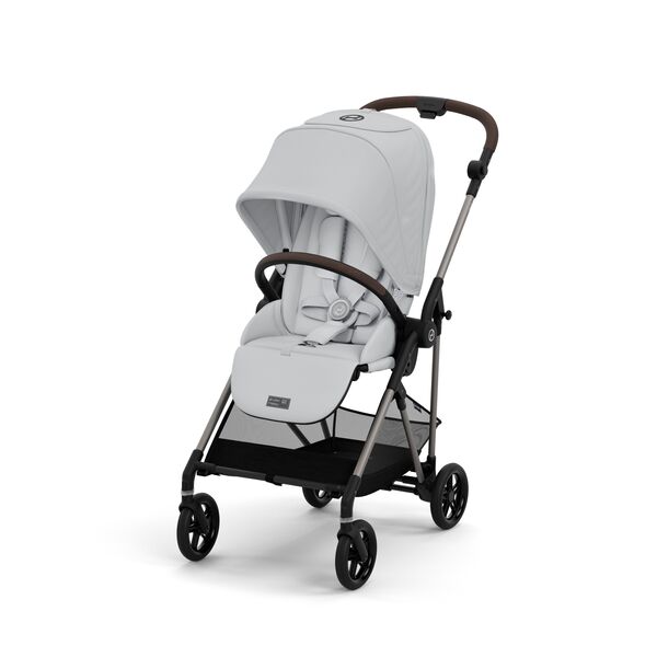 Carucior Cybex Melio Carbon B 2 in 1, Fog Grey, Culoare: Gri