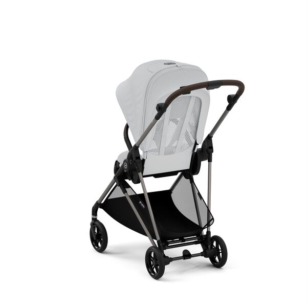 Carucior Cybex Melio Carbon B 2 in 1, Fog Grey, Culoare: Gri