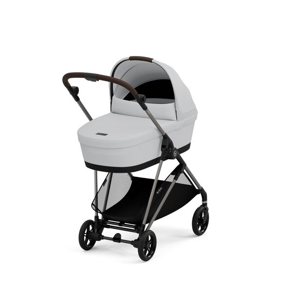 Carucior Cybex Melio Carbon B 2 in 1, Fog Grey, Culoare: Gri