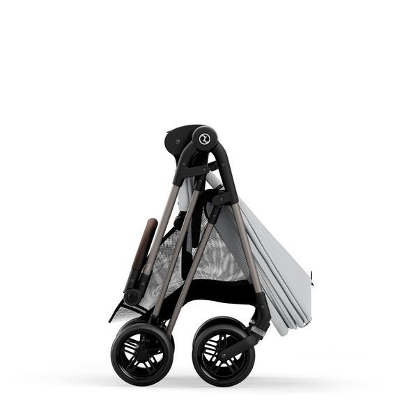 Carucior Cybex Melio Carbon B 2 in 1, Fog Grey, Culoare: Gri