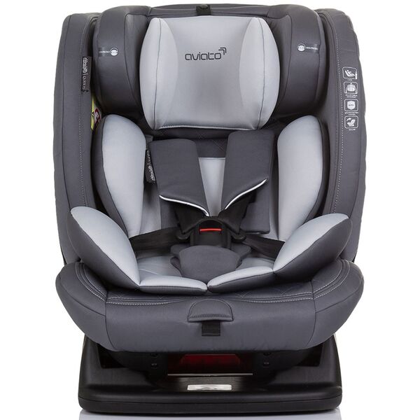 Scaun auto Chipolino Aviato I-Size 40-150 cm ash grey, Culoare: Gri Scaun auto Chipolino Aviato I-Size 40-150 cm ash grey, Culoare: Gri