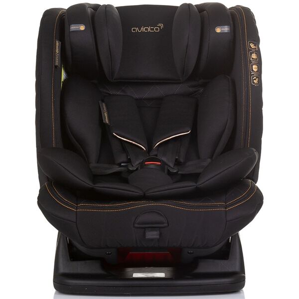 Scaun auto Chipolino Aviato I-Size 40-150 cm obsidian, Culoare: Negru Scaun auto Chipolino Aviato I-Size 40-150 cm obsidian, Culoare: Negru