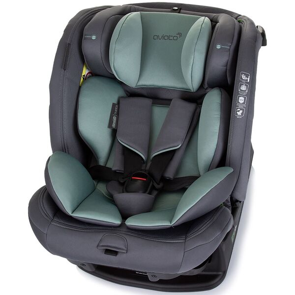 Scaun auto Chipolino Aviato I-Size 40-150 cm pastel green, Culoare: Verde Scaun auto Chipolino Aviato I-Size 40-150 cm pastel green, Culoare: Verde